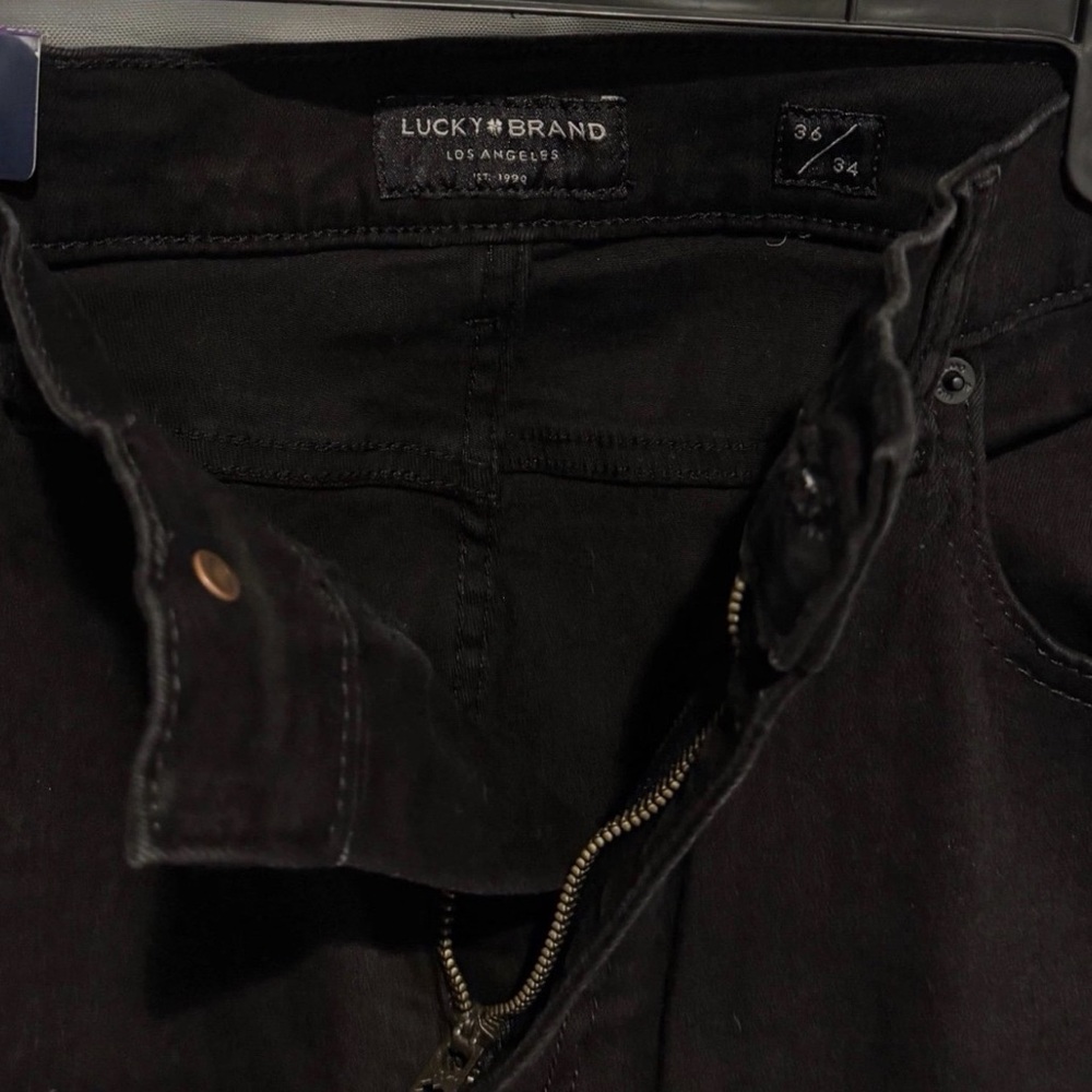 Lucky Brand Mens Jeans 412 Athletic Slim 36 2Way Stretch Black 36 X 34 NWT $99 - Picture 11 of 12
